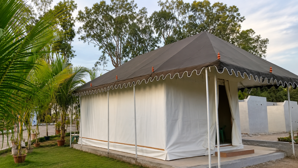 Luxury Swiss Cottage Tent for resorts and glamping projects in India